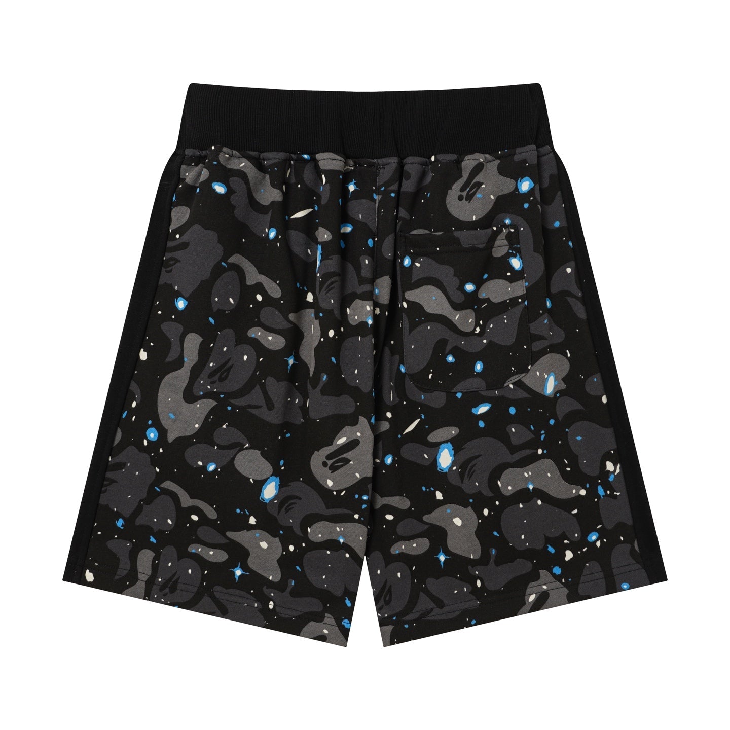 BAPE Shark Space Camo Sweat Shorts – Black