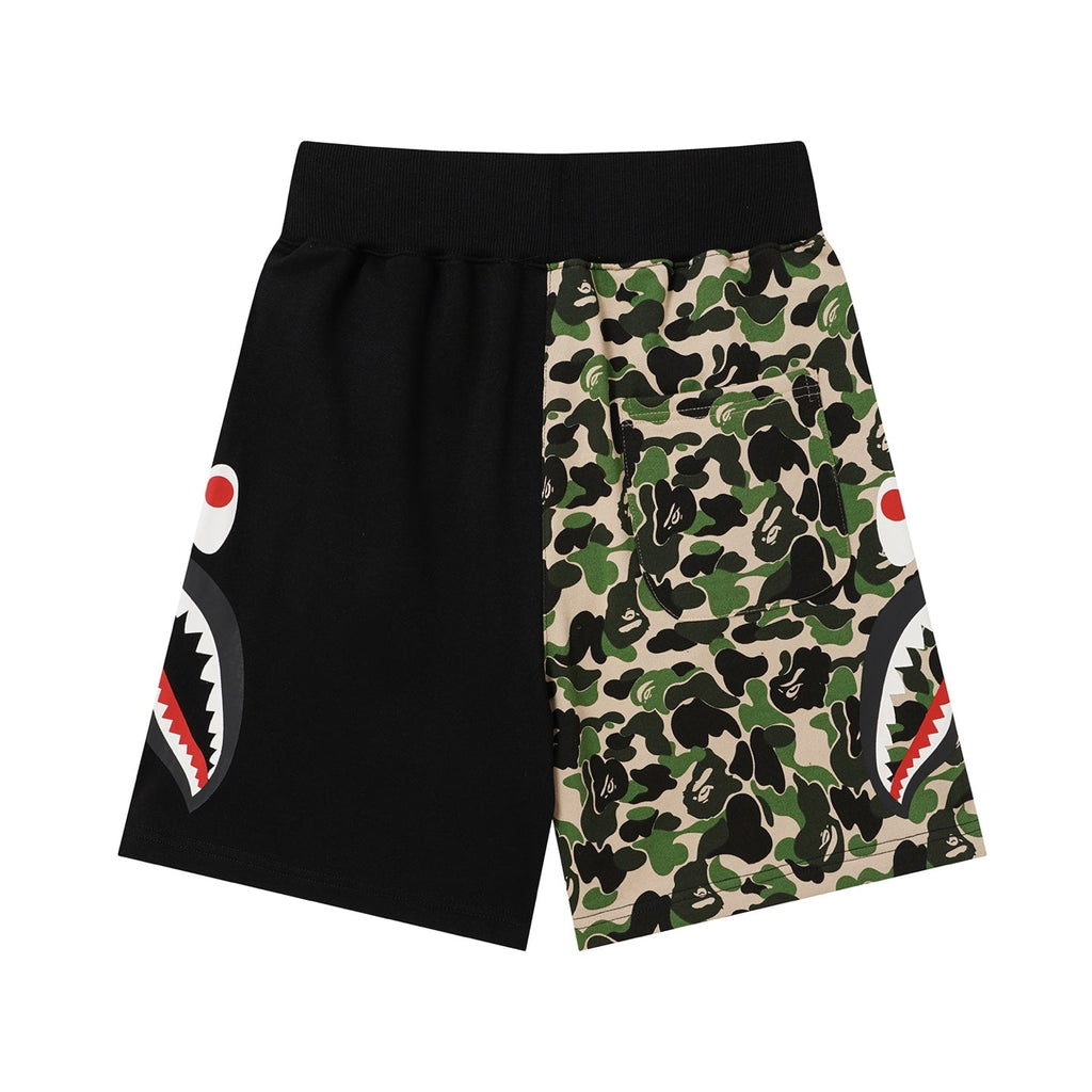 BAPE Shark Split Camo Sweat Shorts