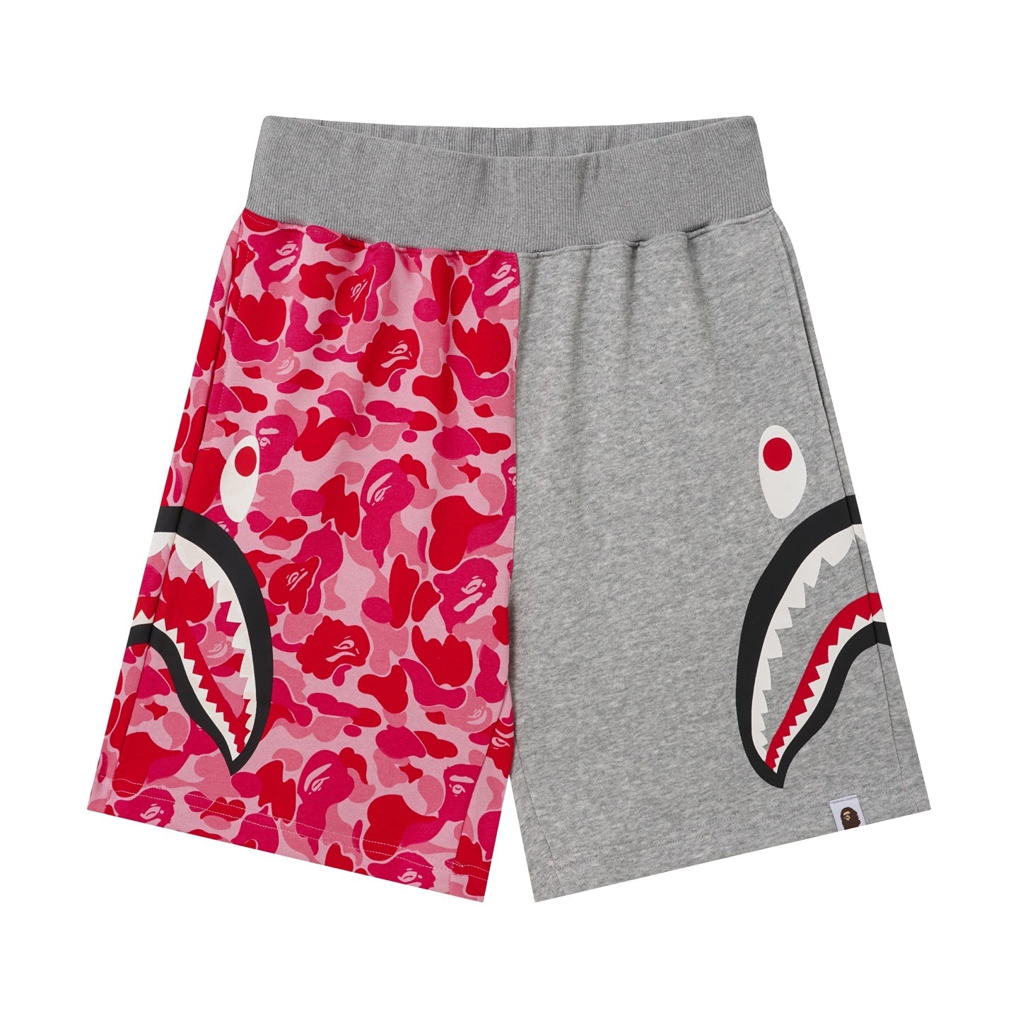 BAPE Shark Split Camo Sweat Shorts