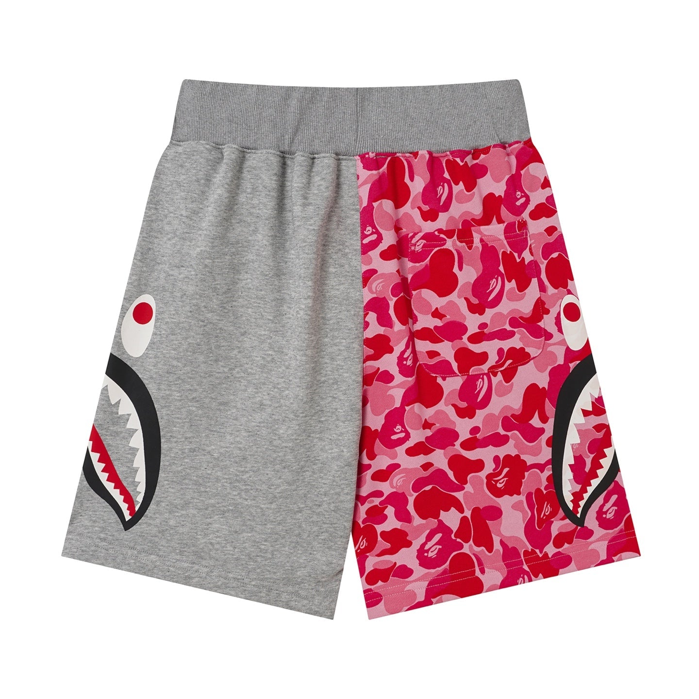BAPE Shark Split Camo Sweat Shorts