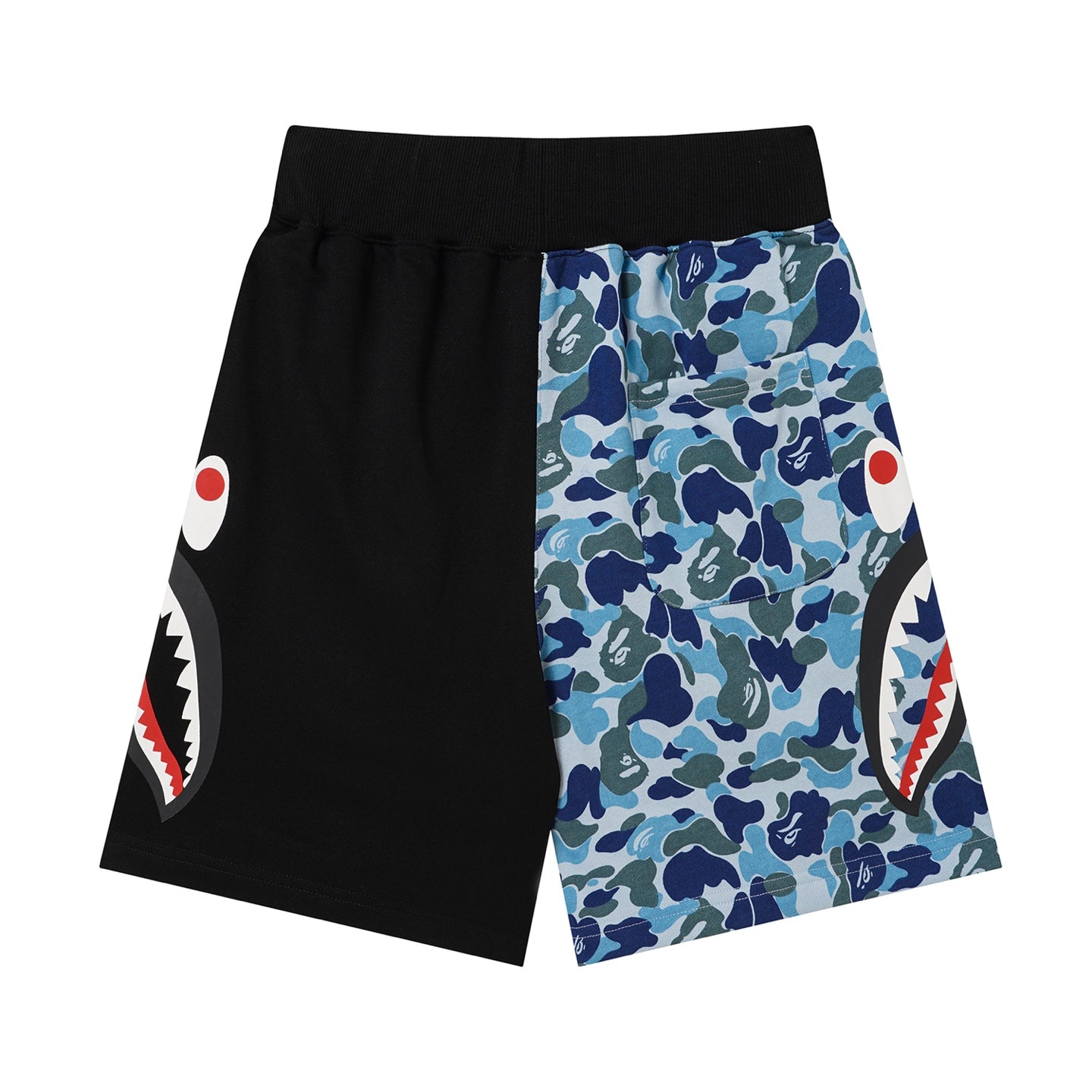 BAPE Shark Split Camo Sweat Shorts