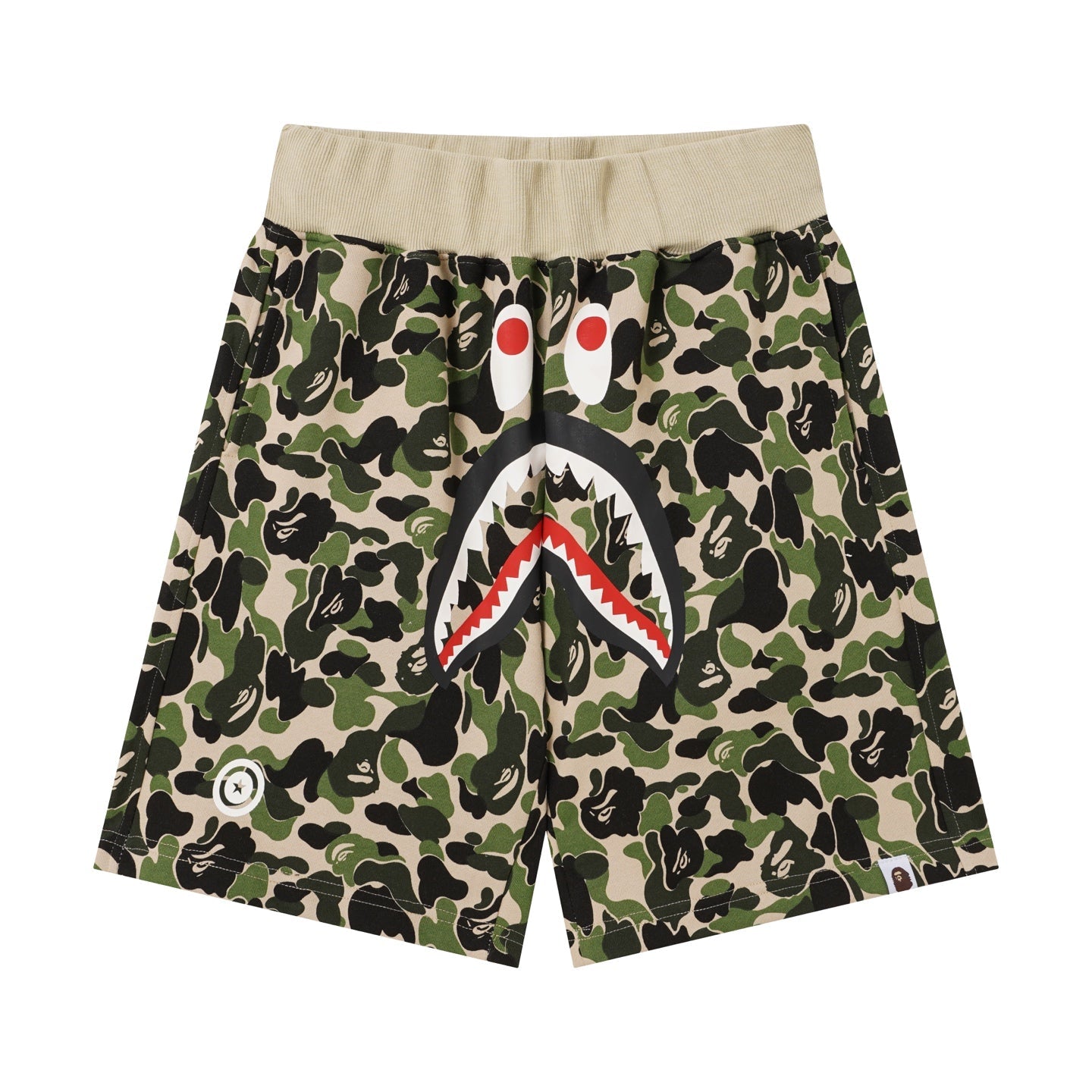 BAPE 1st Camo Shark Sweat Shorts