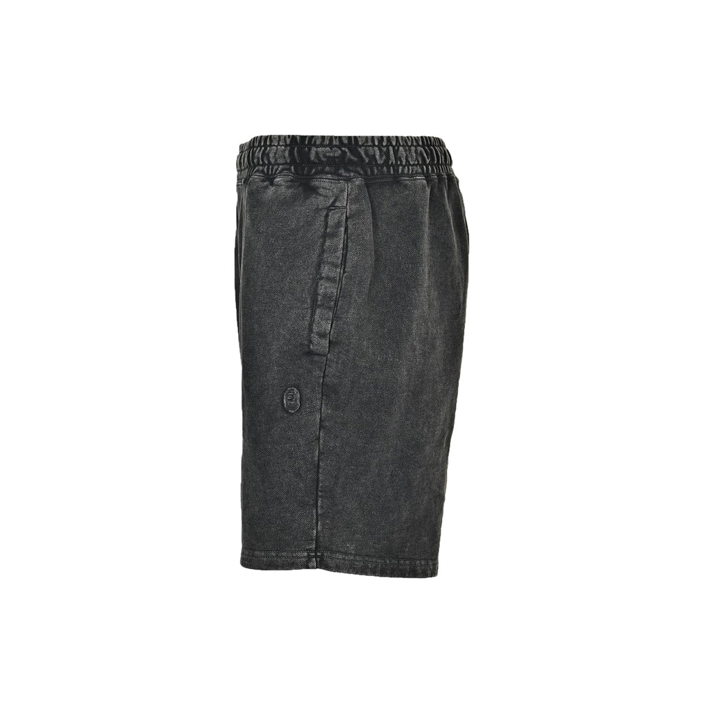 BAPE Washed Ape Embroidery Heavyweight Sweat Shorts