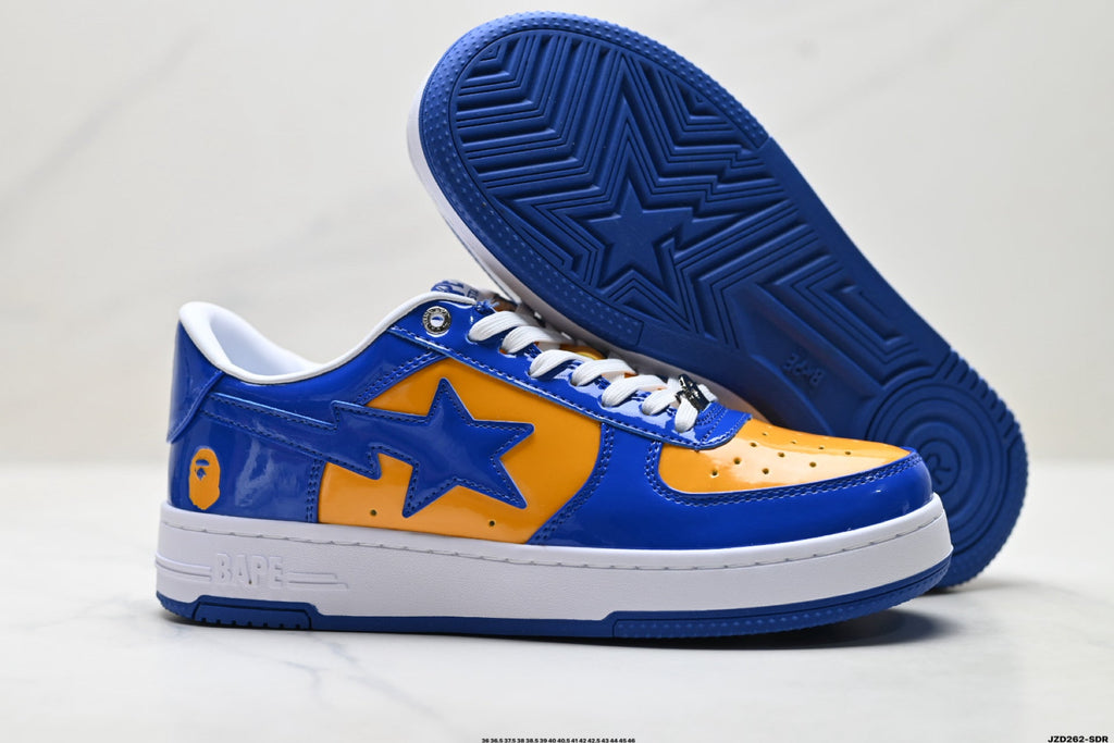A BATHING APE BAPE STA “Pastel Color” Low-Top Sneakers