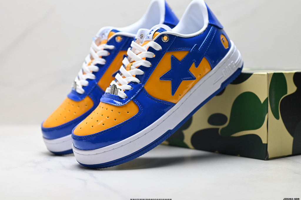 A BATHING APE BAPE STA “Pastel Color” Low-Top Sneakers