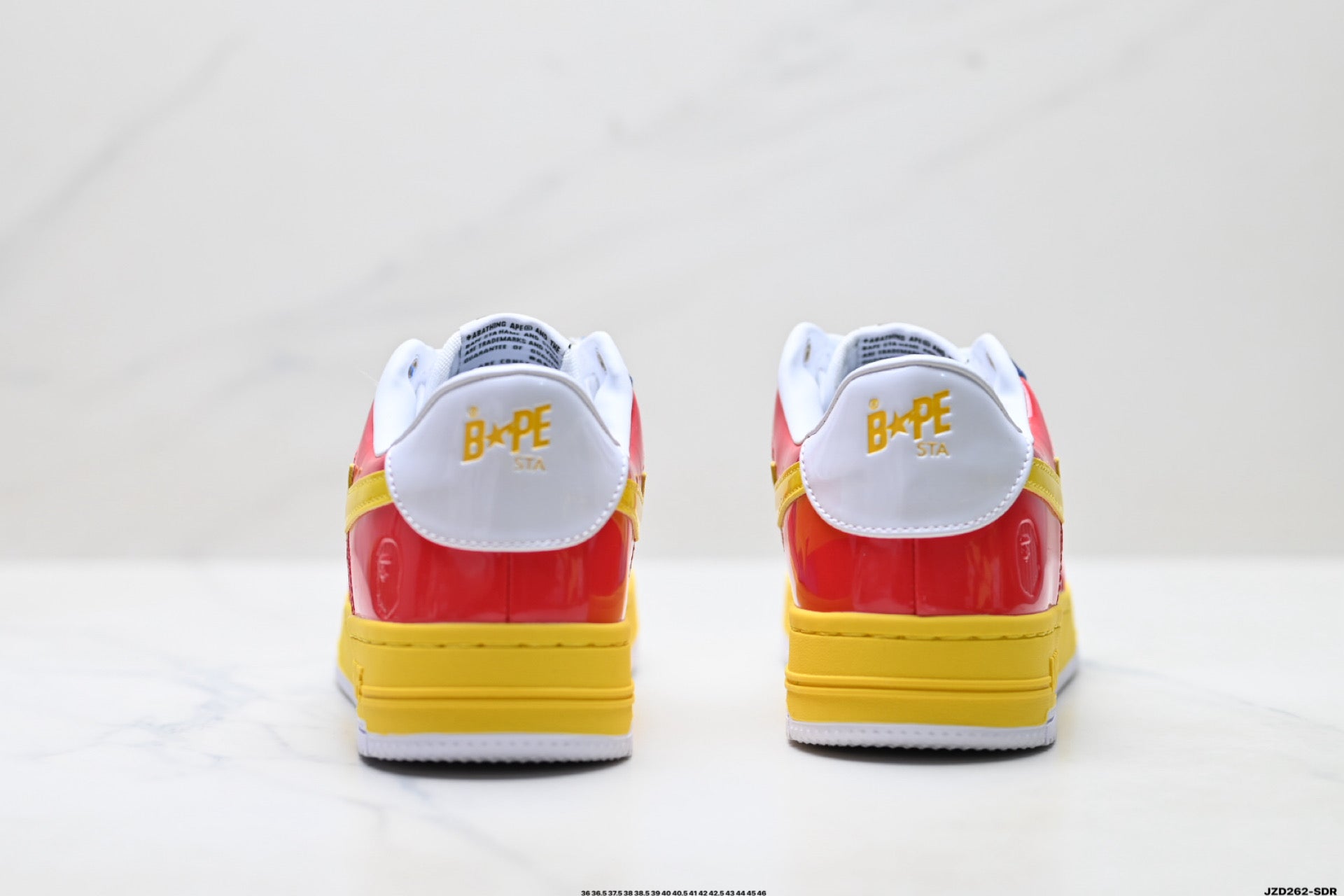A BATHING APE BAPE STA “Pastel Color” Low-Top Sneakers – Multi Color
