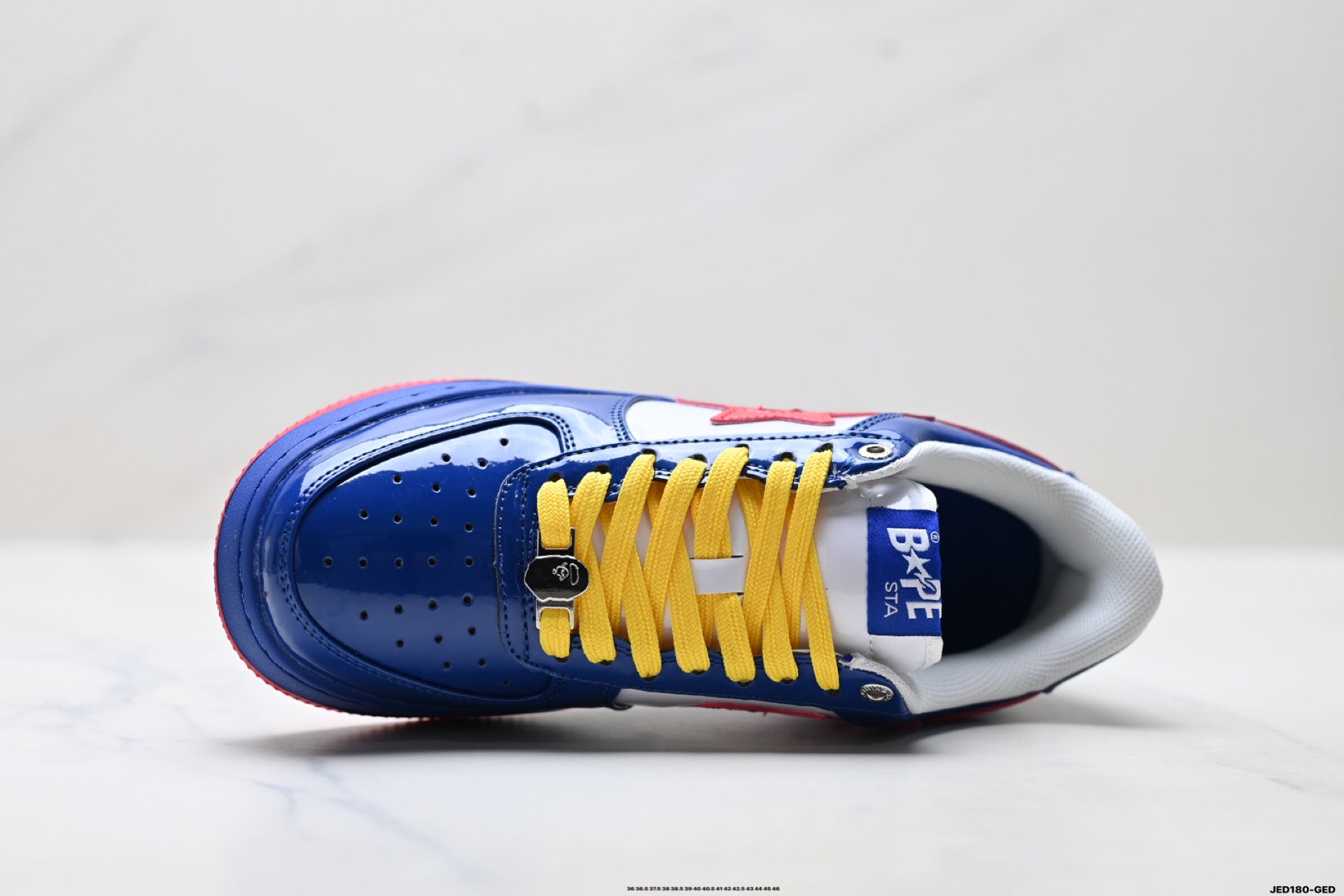 BAPE SK8 STA Low Sneakers – Blue/Red