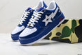 BAPE STA Low-Top Sneakers – Blue/White