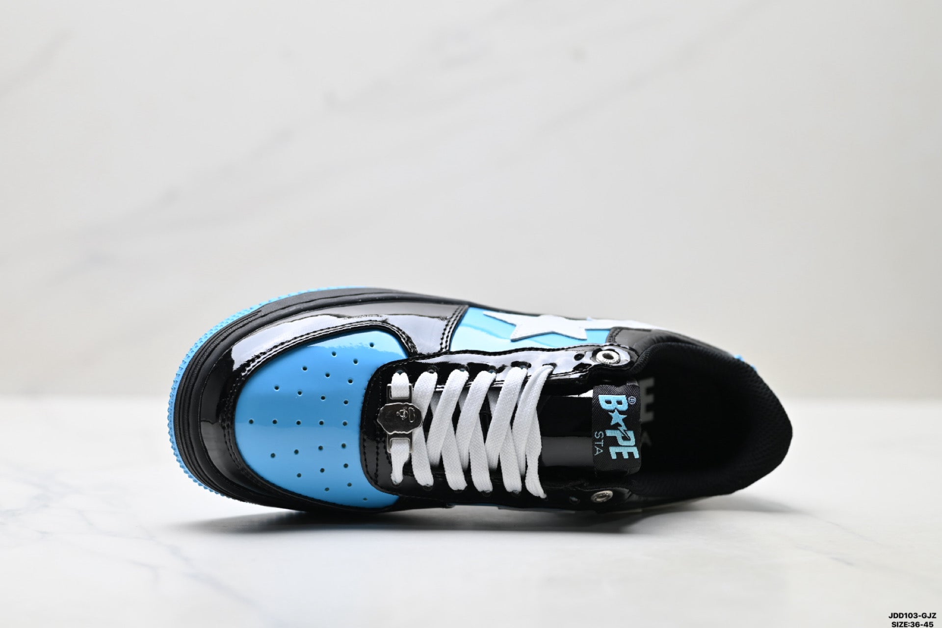 BAPE STA Low-Top Sneakers – Black/Blue