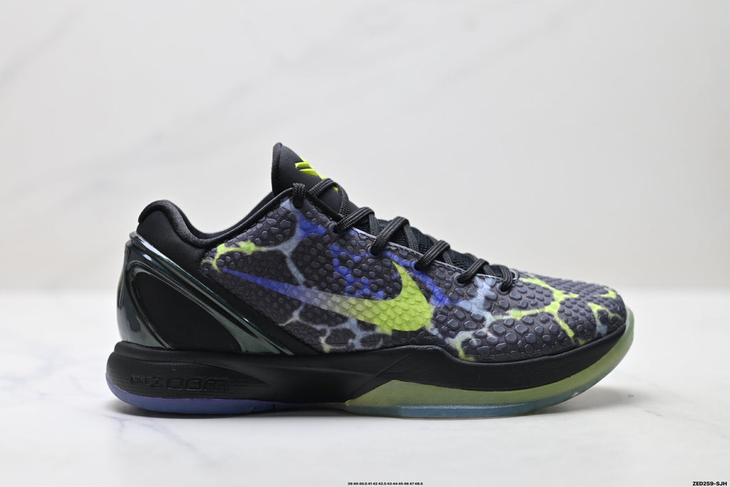 Nike Kobe 6 Protro Low-Top Basketball Shoes – Black Volt