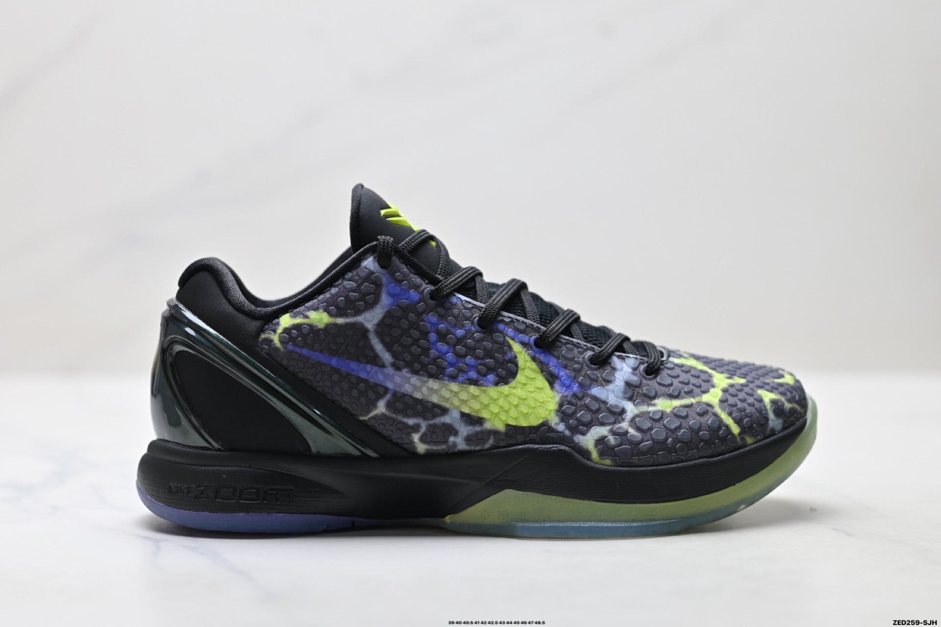 Nike Kobe 6 Protro Low-Top Basketball Shoes – Black Volt