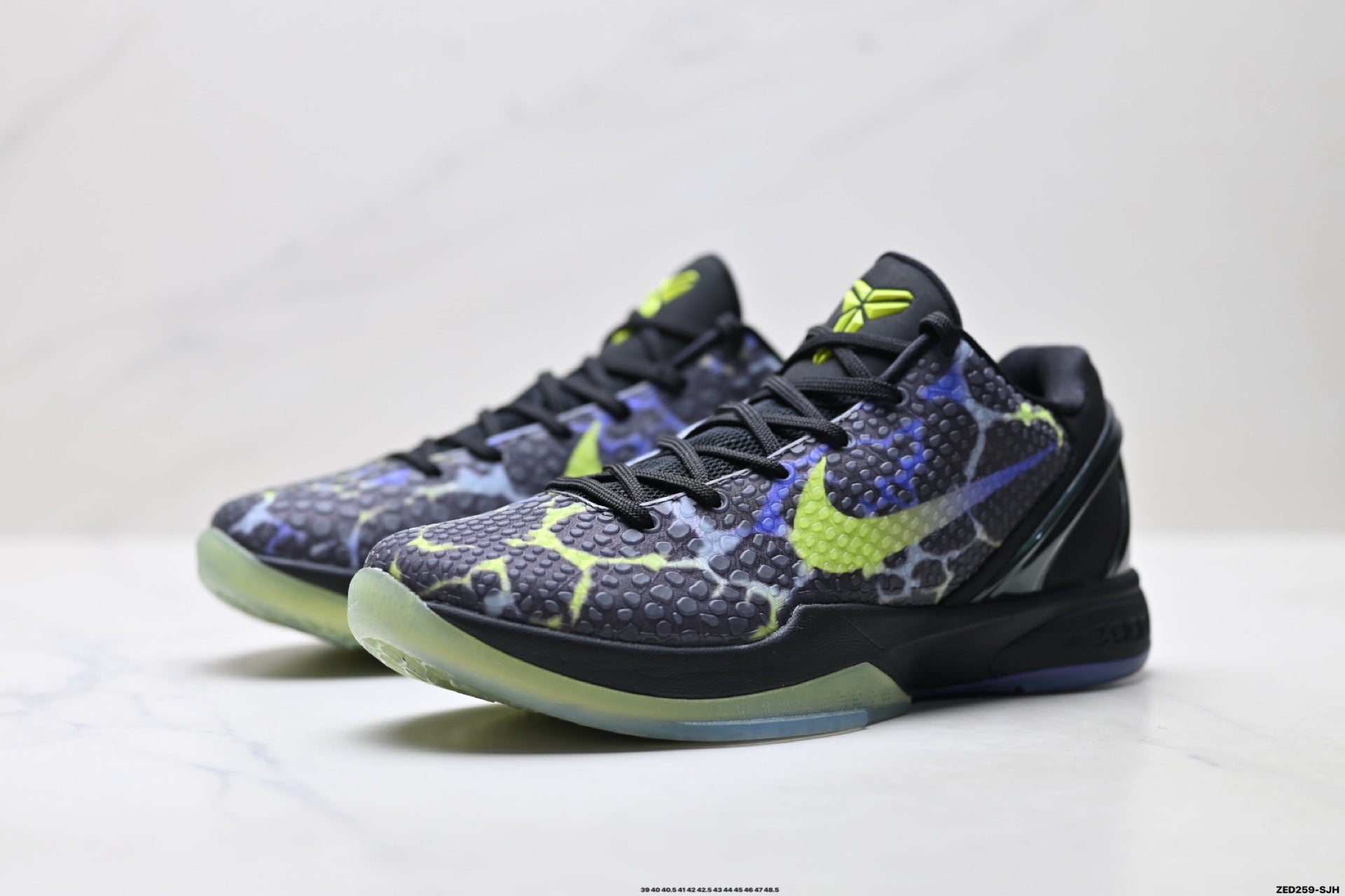 Nike Kobe 6 Protro Low-Top Basketball Shoes – Black Volt