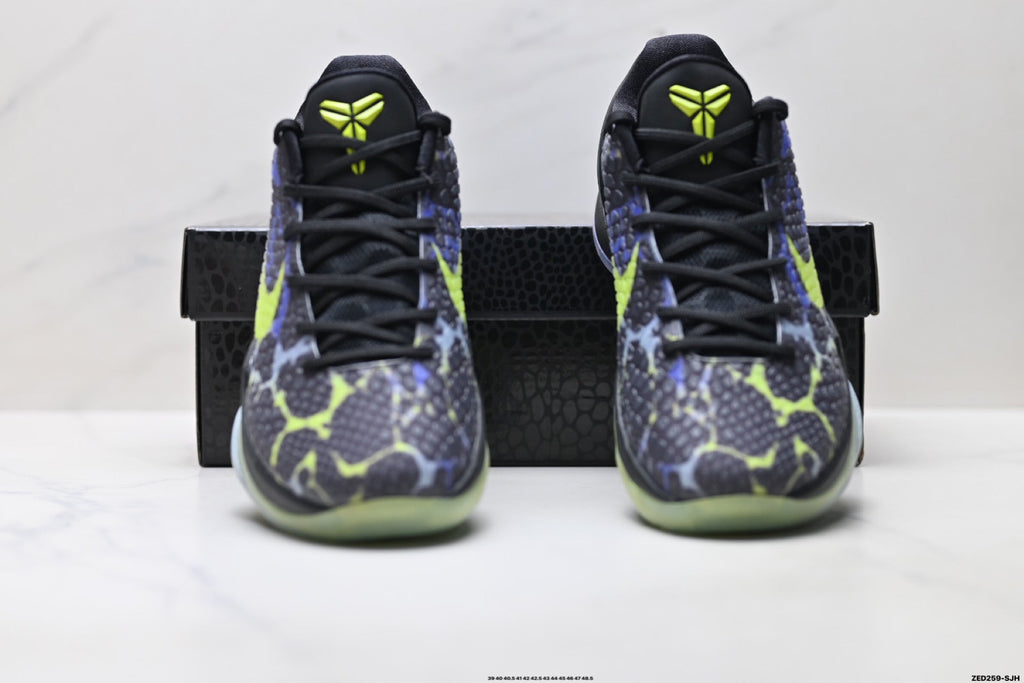 Nike Kobe 6 Protro Low-Top Basketball Shoes – Black Volt