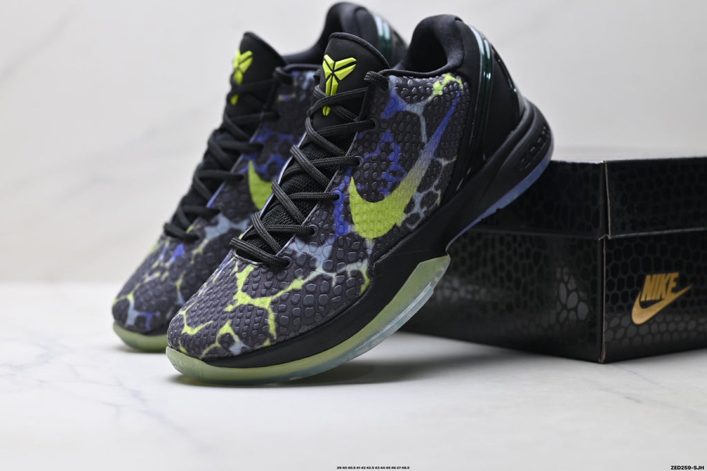 Nike Kobe 6 Protro Low-Top Basketball Shoes – Black Volt