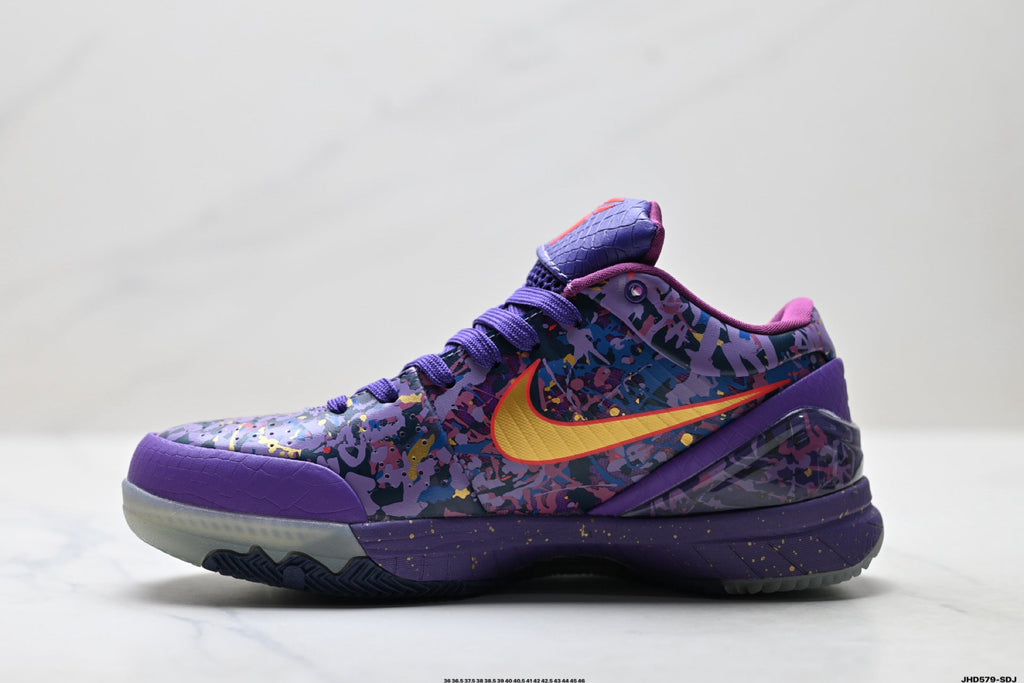Nike Kobe 6 Protro Low-Top Basketball Shoes – Purple Gold