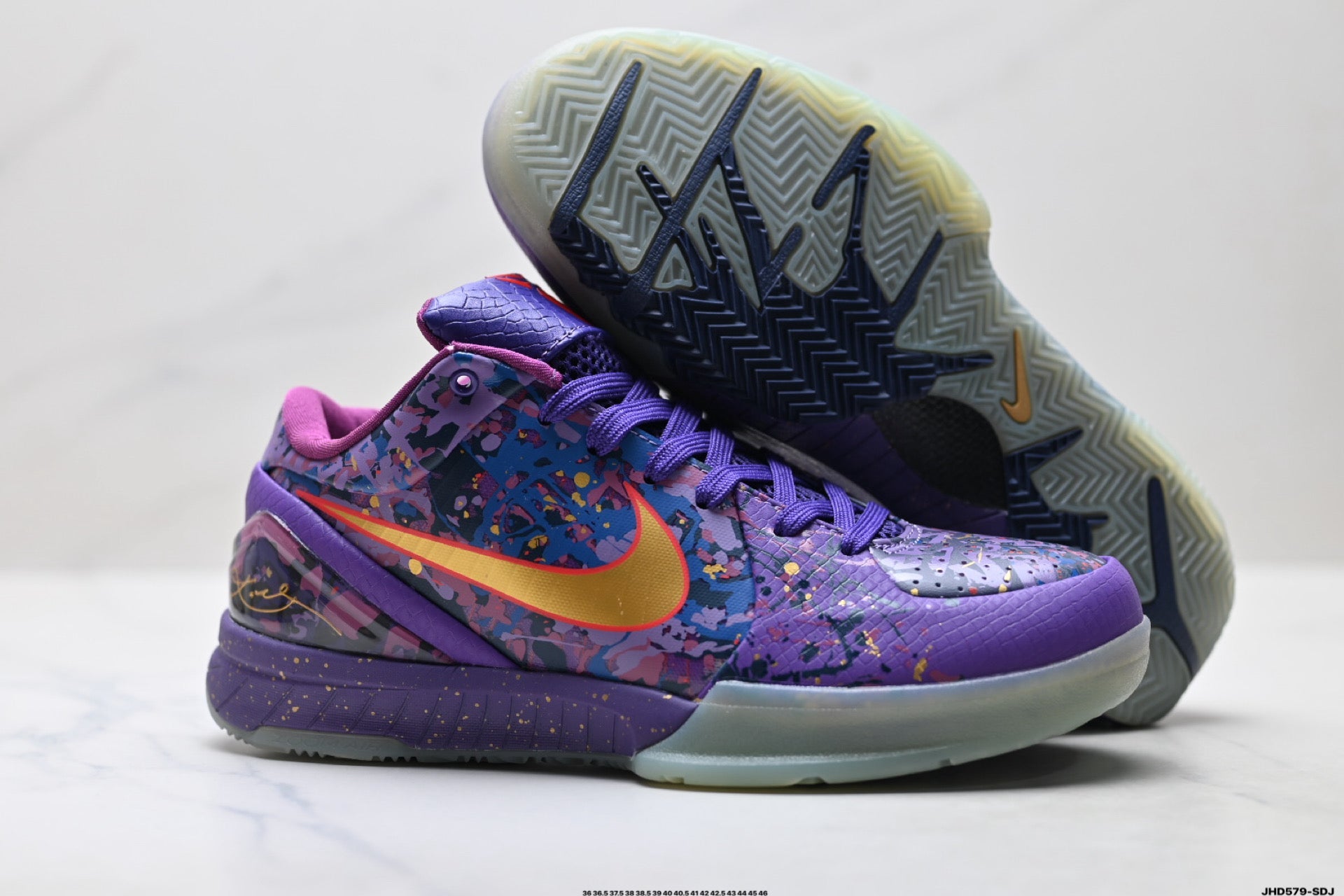Nike Kobe 6 Protro Low-Top Basketball Shoes – Purple Gold