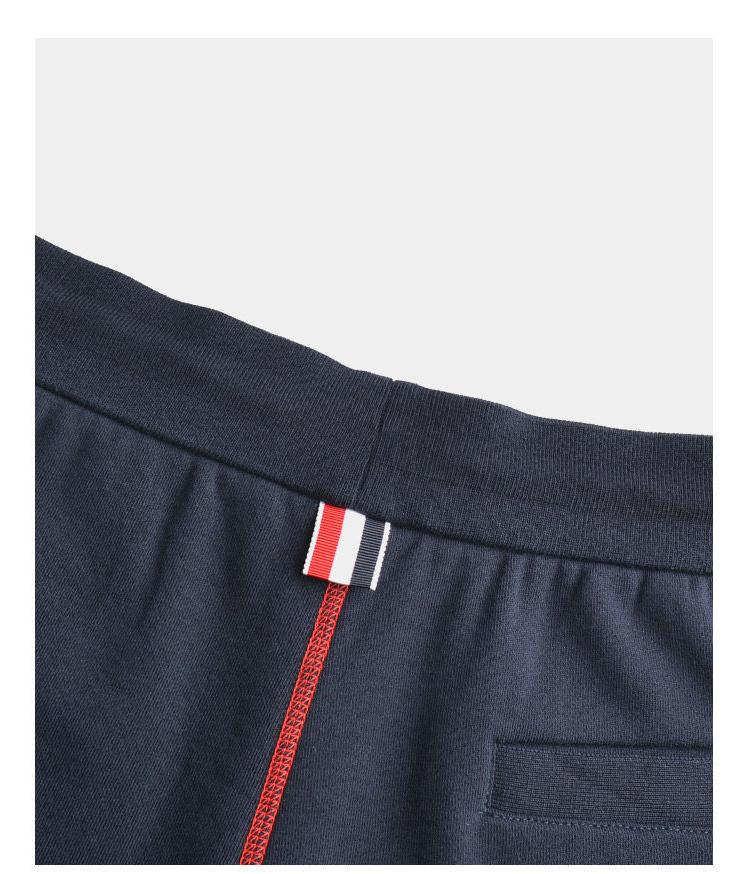 Thom Browne Style Men's shorts with Signature Four-Bar Detail - Image 7