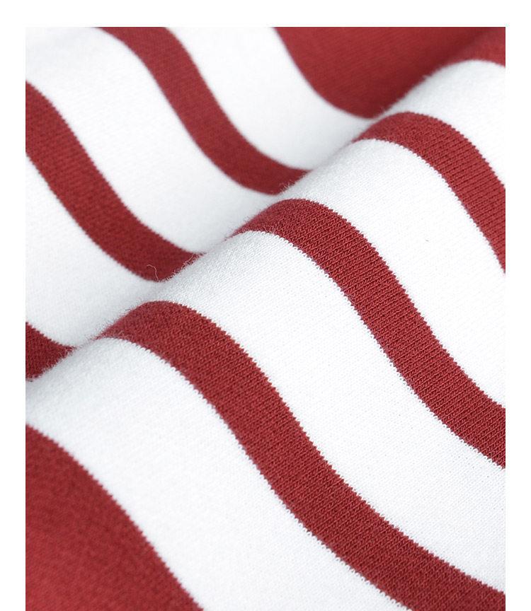 Thom Browne Style Unisex red sweatpants with Signature Four-Bar Detail - Image 6