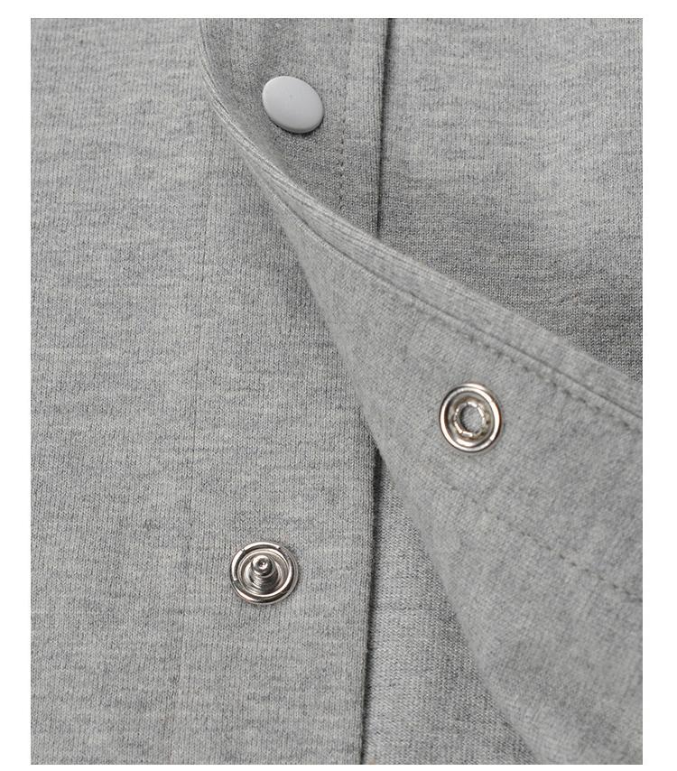 Men's long-sleeved shirt by Thom Browne, shirt detail view
