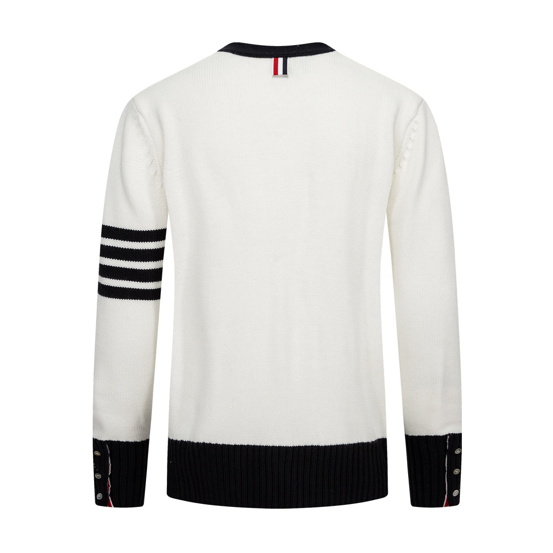 Men's Casual Knitwear by Thom Browne, knitwear detail view