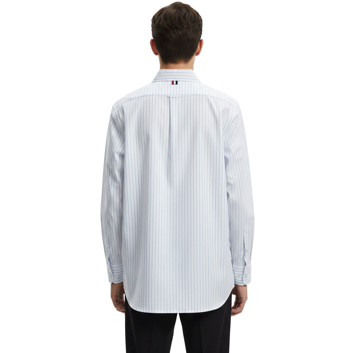 Men's Casual Business Shirt - 100% Cotton Button - Down Shirt by Thom Browne, shirt detail view