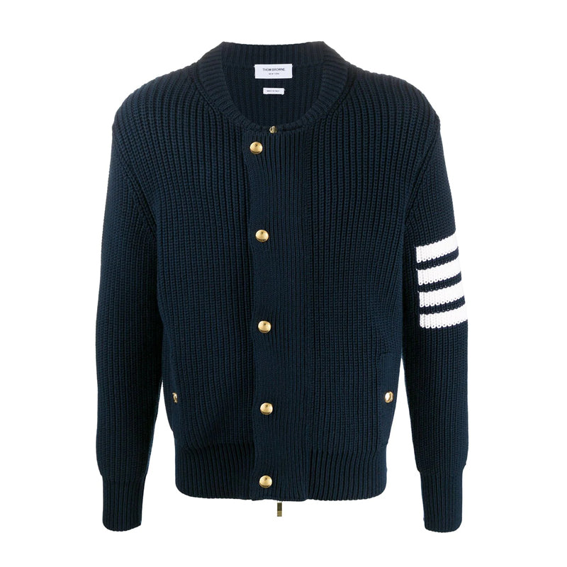 Men's Cardigan by Thom Browne, knitwear detail view