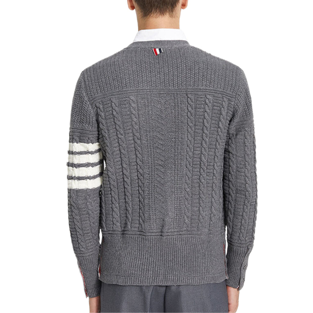 Men's Sweaters by Thom Browne, knitwear detail view