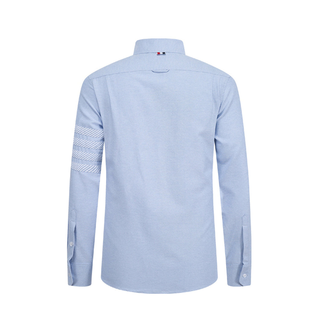 Men's 4-Bar shirts by Thom Browne, shirt detail view