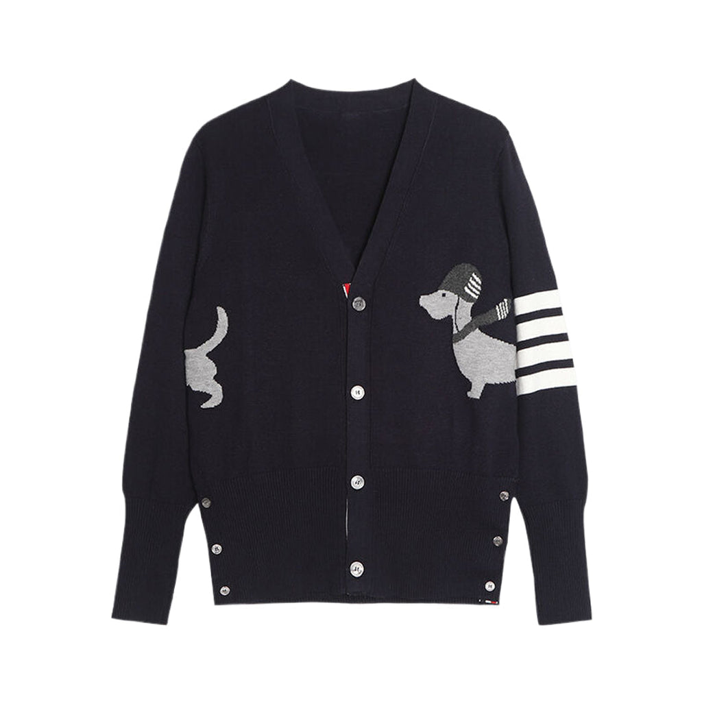 Animal Cardigans Knitwear by Thom Browne, knitwear detail view