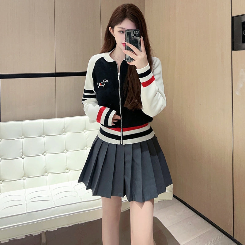Puppy Zipper Cardigan - Image 6