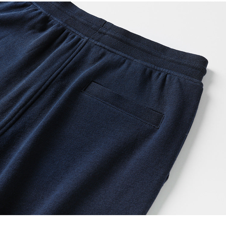 Thom Browne Style Casual Unisex Sweatpants with Signature Four-Bar Detail - Image 8