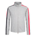 Zip - Up Sweatshirt - Premium Crew Neck Pullover by Thom Browne, garment detail view