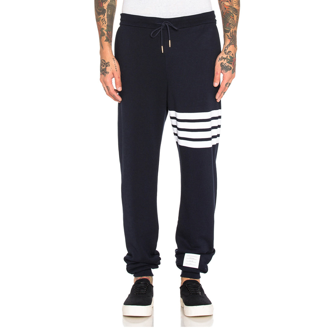 Thom Browne Style Four-Bar Unisex Sweatpants - Image 5