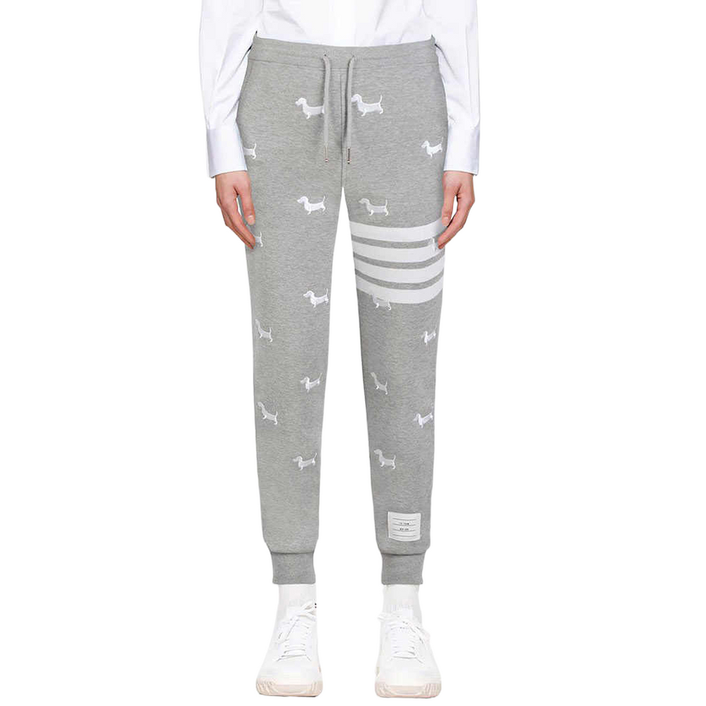 Thom Browne Style Embroidered sweatpants - Image 5