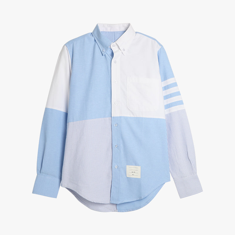 Men's Personalized Shirt by Thom Browne, shirt detail view