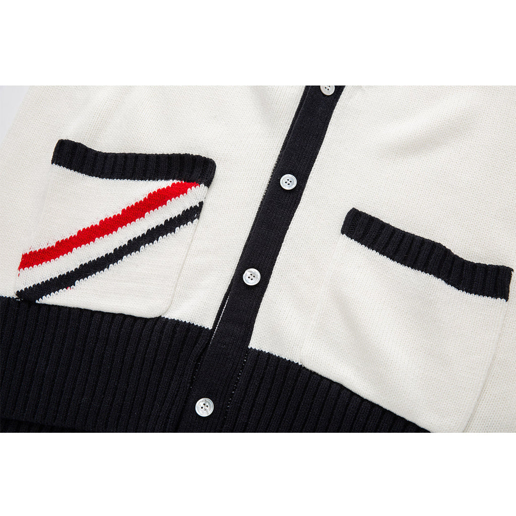 Men's Casual Knitwear by Thom Browne, knitwear detail view