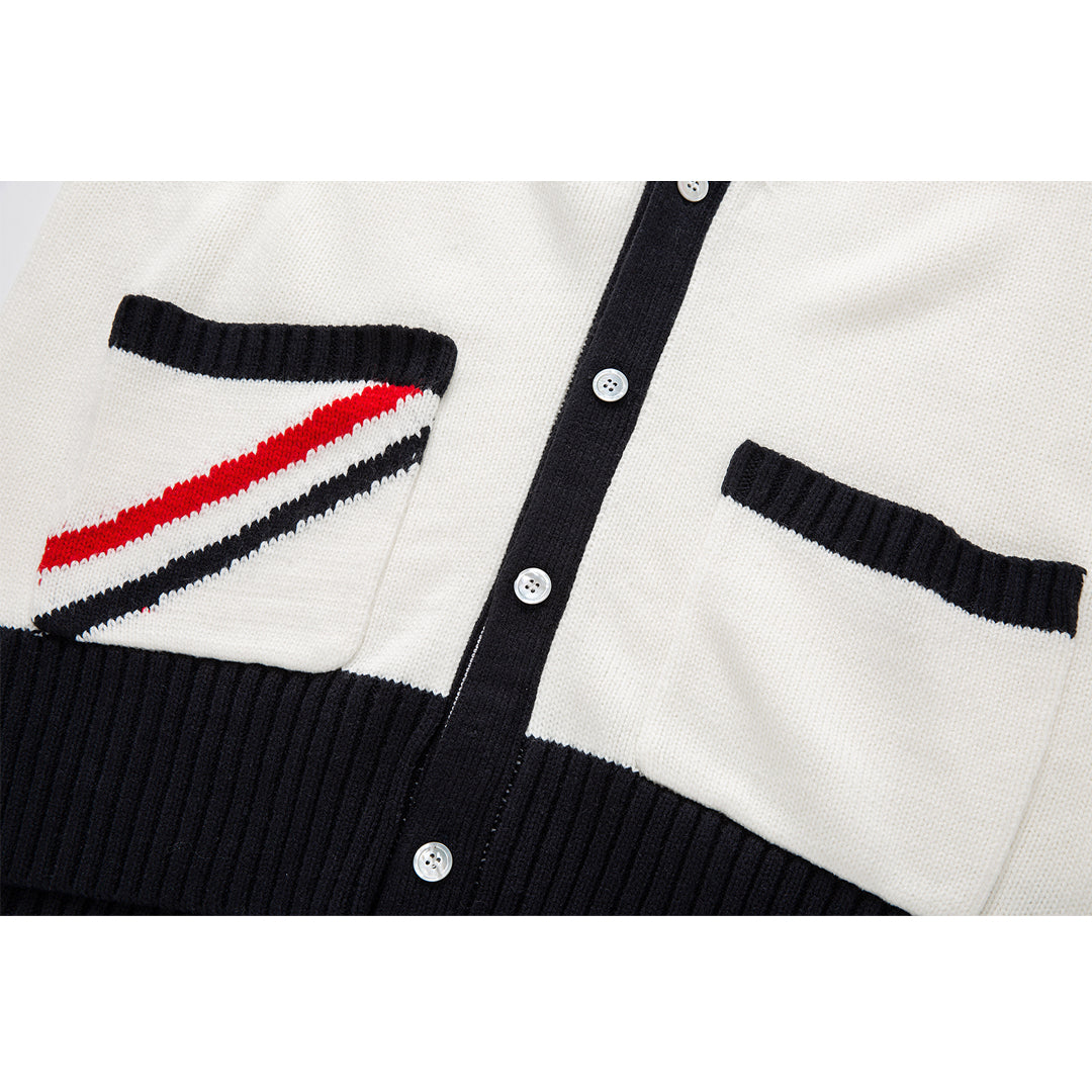 Men's Casual Knitwear by Thom Browne, knitwear detail view
