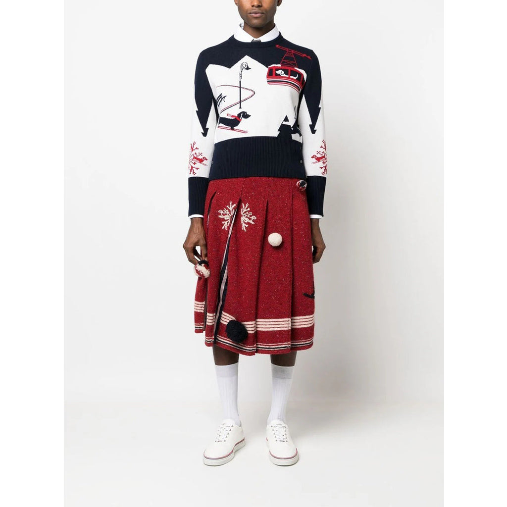 Men's Puppy Knitwear by Thom Browne, knitwear detail view