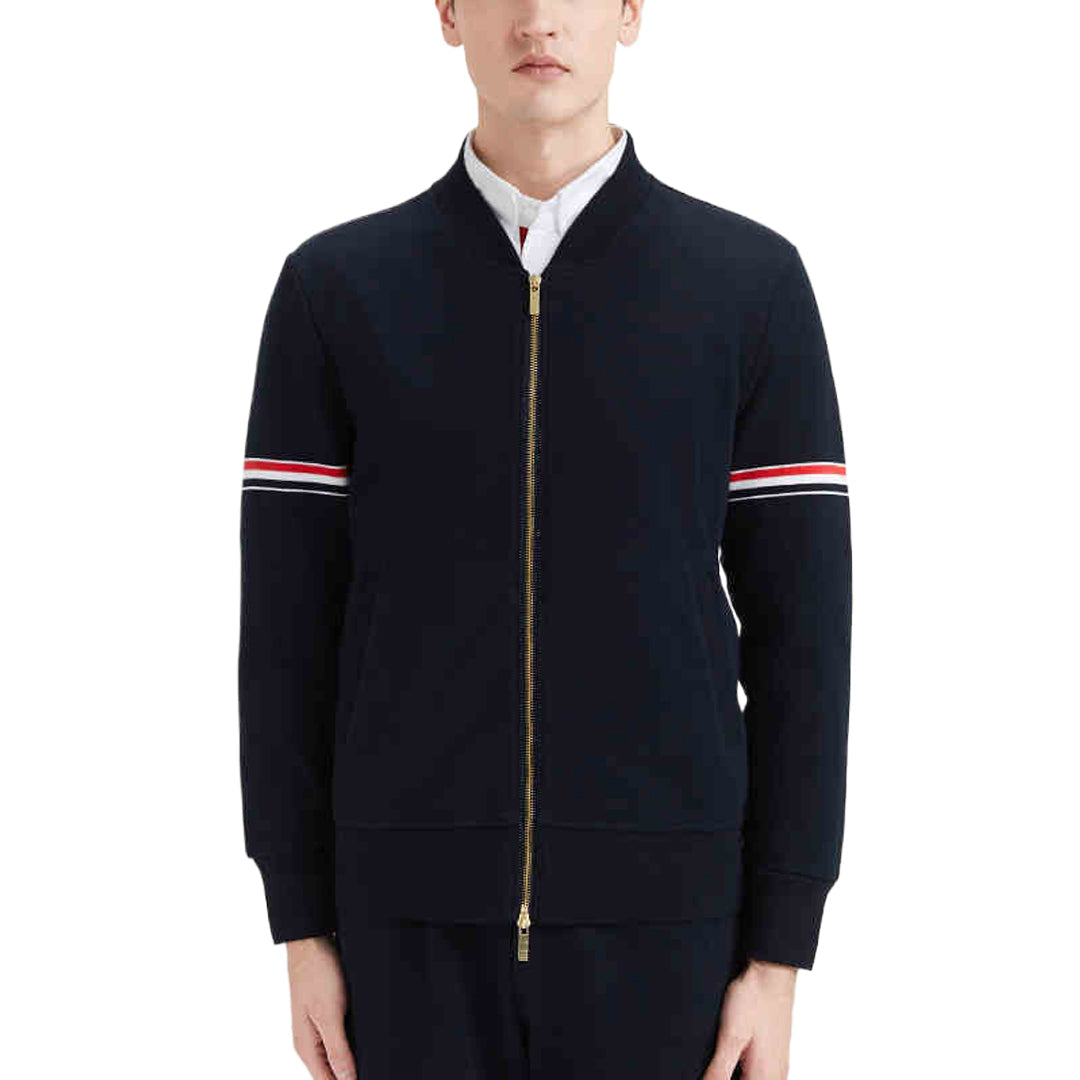 Men's Zipper Hoodie by Thom Browne, garment detail view