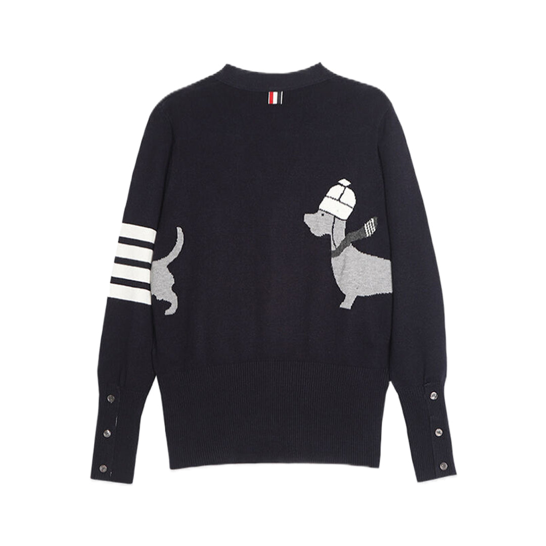 Animal Cardigans Knitwear by Thom Browne, knitwear detail view