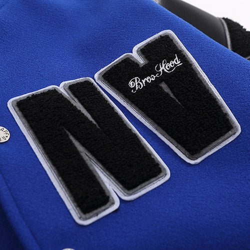 BAPE Leather Long Sleeve Baseball Jacket - image 6