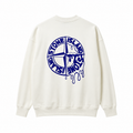 Stone Island Letter Graphic Flocked Terry Crewneck Sweatshirt