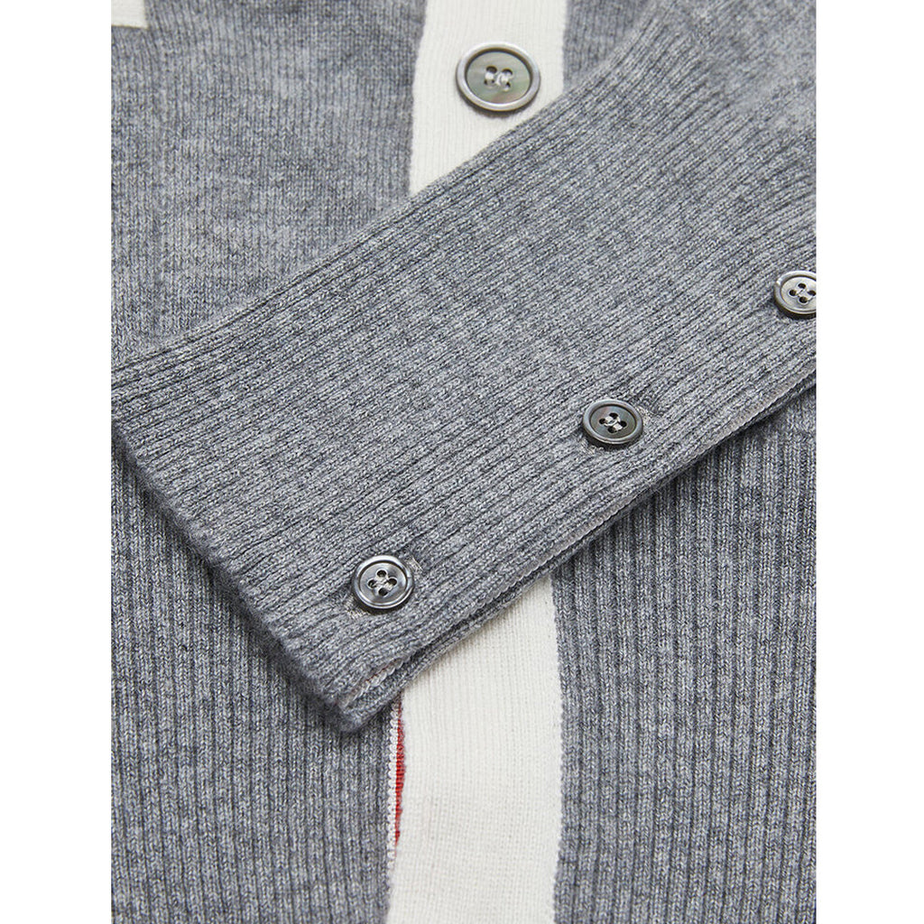 Men's Wool Knitwear by Thom Browne, knitwear detail view