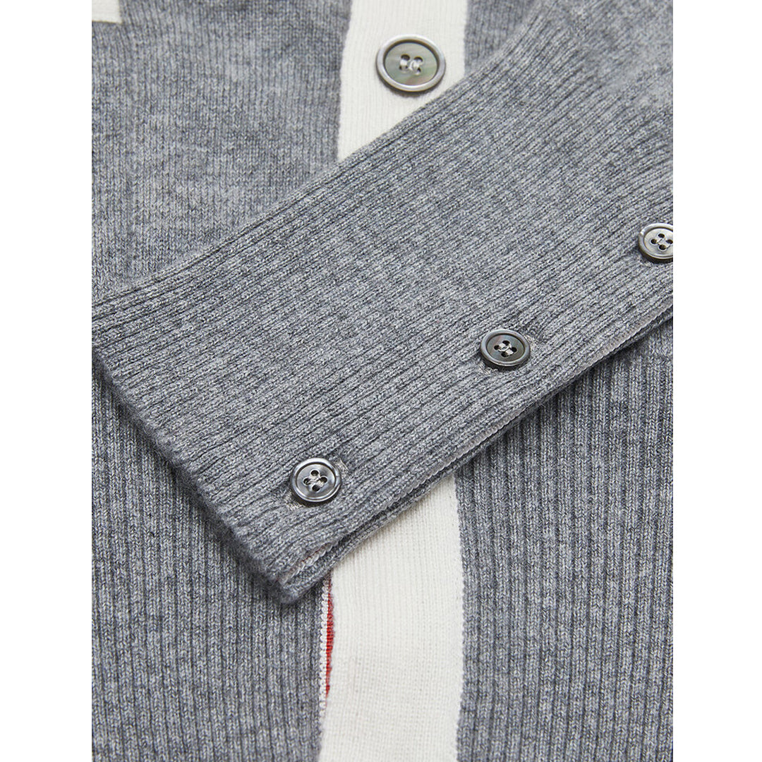 Men's Wool Knitwear by Thom Browne, knitwear detail view