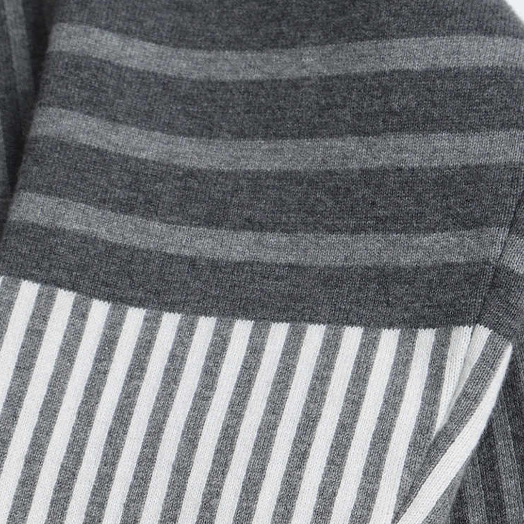 Plaids Knits Coats by Thom Browne, knitwear detail view