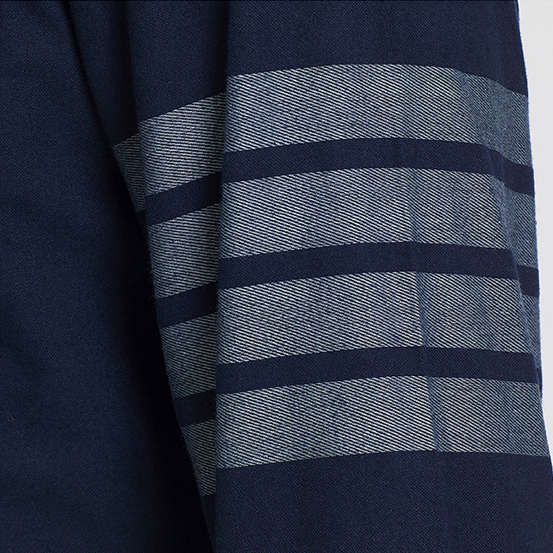 Men's Classic Four-Bar Oxford Shirt - 100% Cotton Premium by Thom Browne, shirt detail view