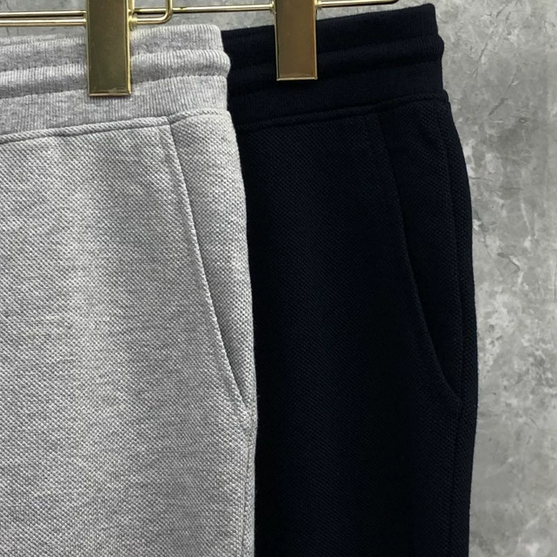 Thom Browne Style Men's Straight - Leg Cropped Trousers - 100% Cotton with Adjustable Backstrap with... - Image 12
