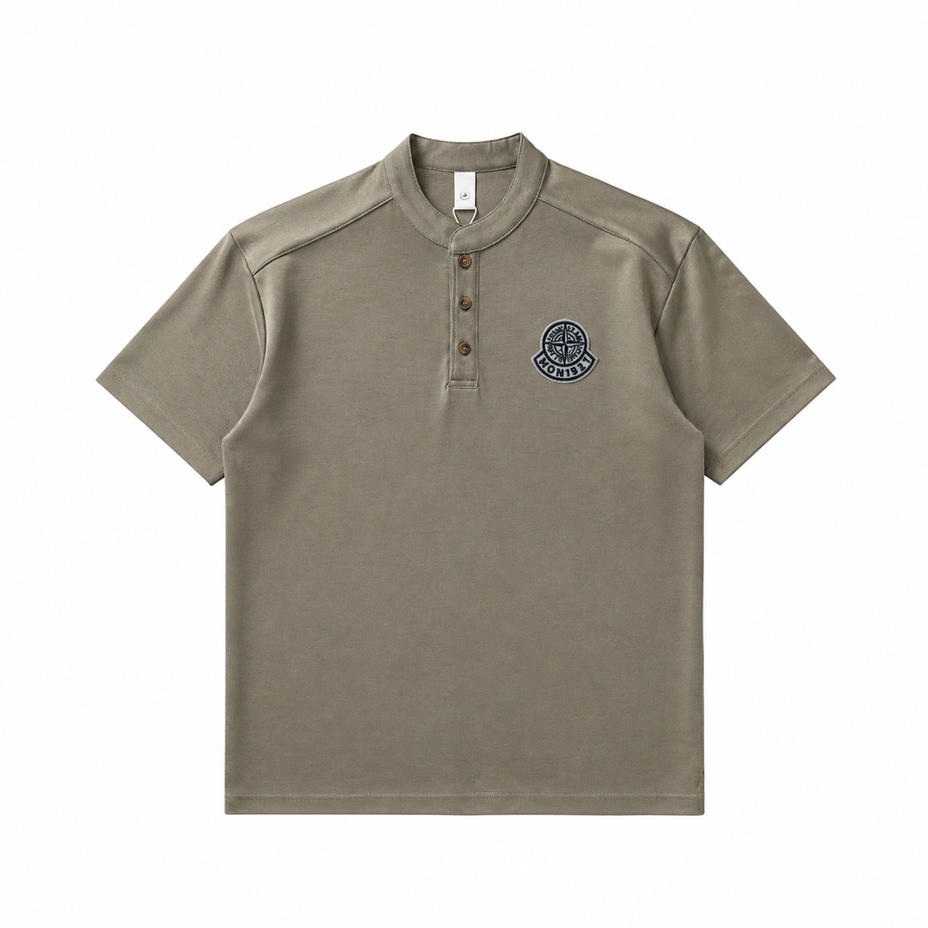 Moncler x Stone Island 2026 Spring Collab Short-Sleeve T-Shirt