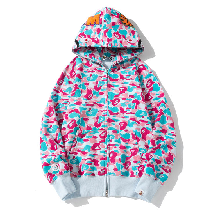Bape Miami City Limited Camouflage Shark Sweatshirt - image 1