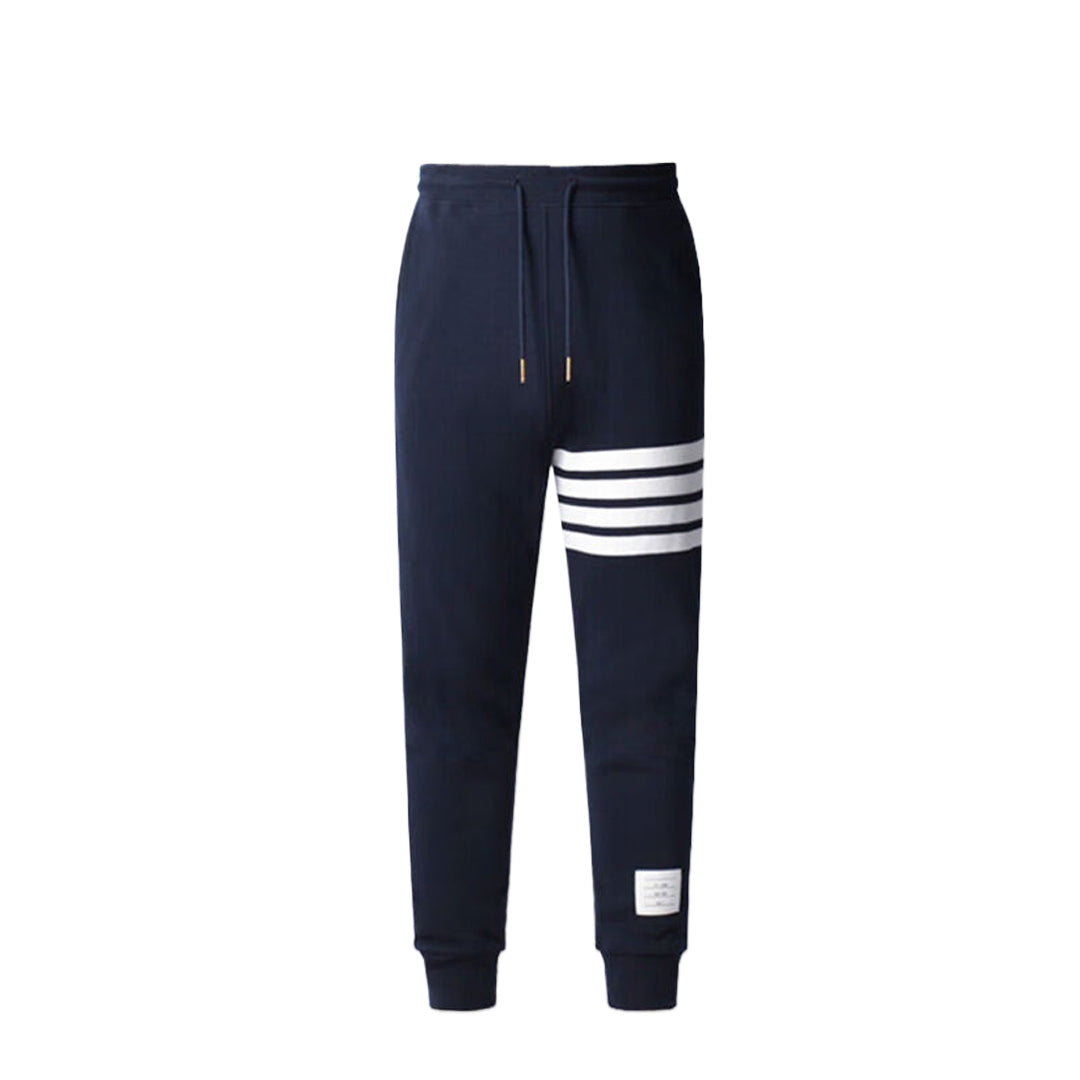 Thom Browne Style Four-Bar Unisex Sweatpants - Image 4
